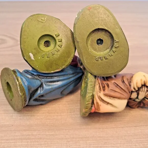 Vtg Nativity Set 9 Figurines Germany Christmas Jesus Mary Joseph Wise Men Lamb - Picture 9 of 9